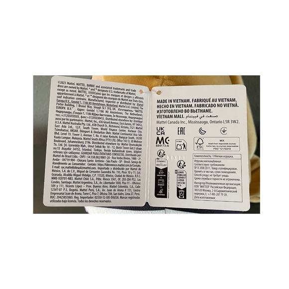 Mattel -Barbie-Cuutopia Plush Pillow- 12 Inch - Picture 4 of 6